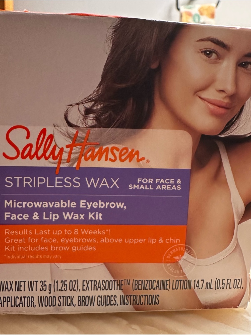 Sally Hansen Stripless Wax Kit - Purple & Orange Packaging